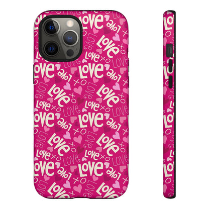 Lotta Love Pattern iPhone Tough Case