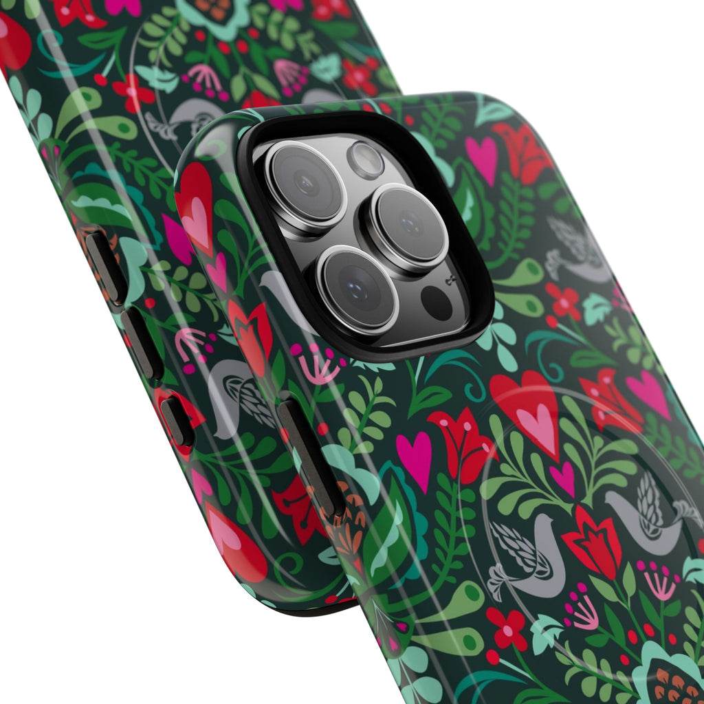 Rosemaling MagSafe iPhone Case
