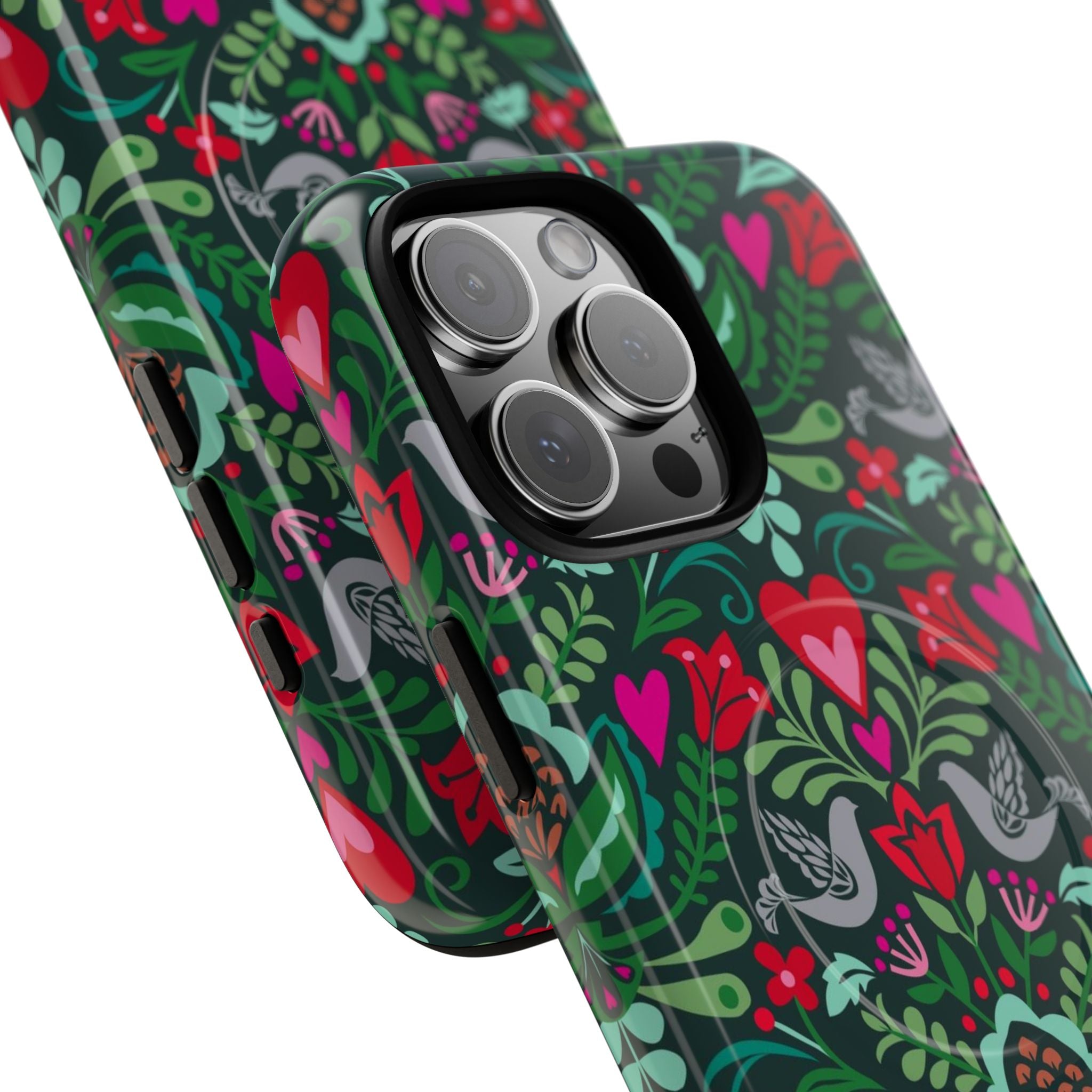 Rosemaling MagSafe iPhone Case