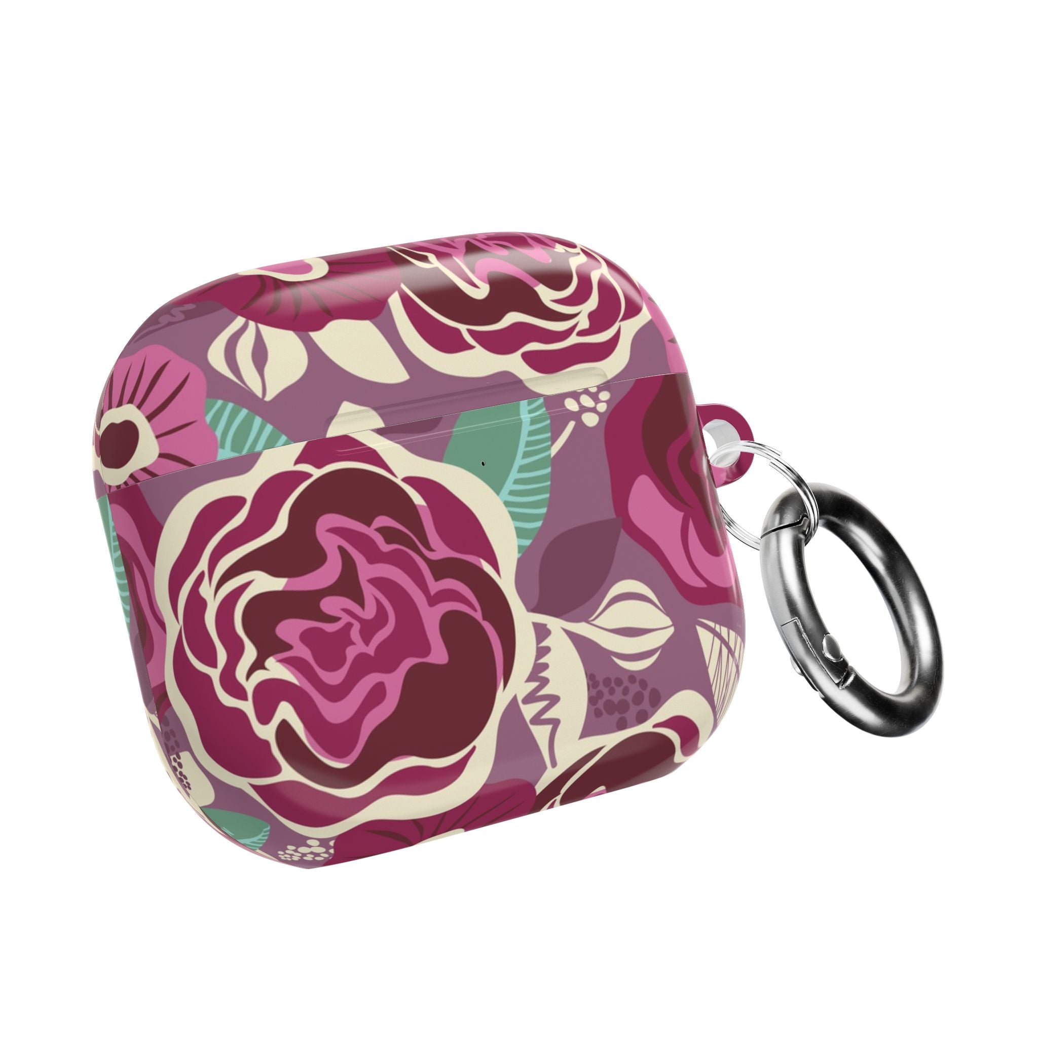 Tea Rose Burgundy AirPods Case
