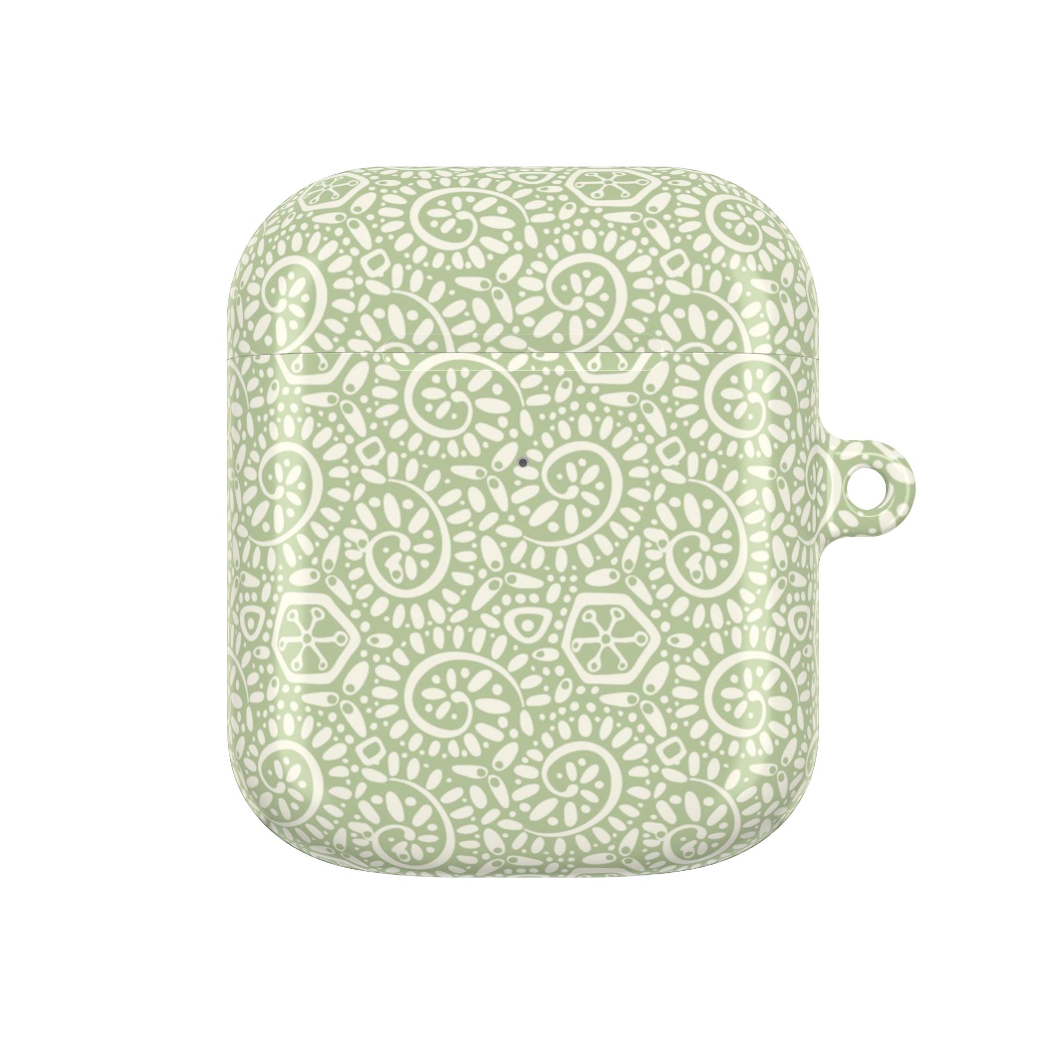 Canto Swirls Pastel Sage AirPods Case