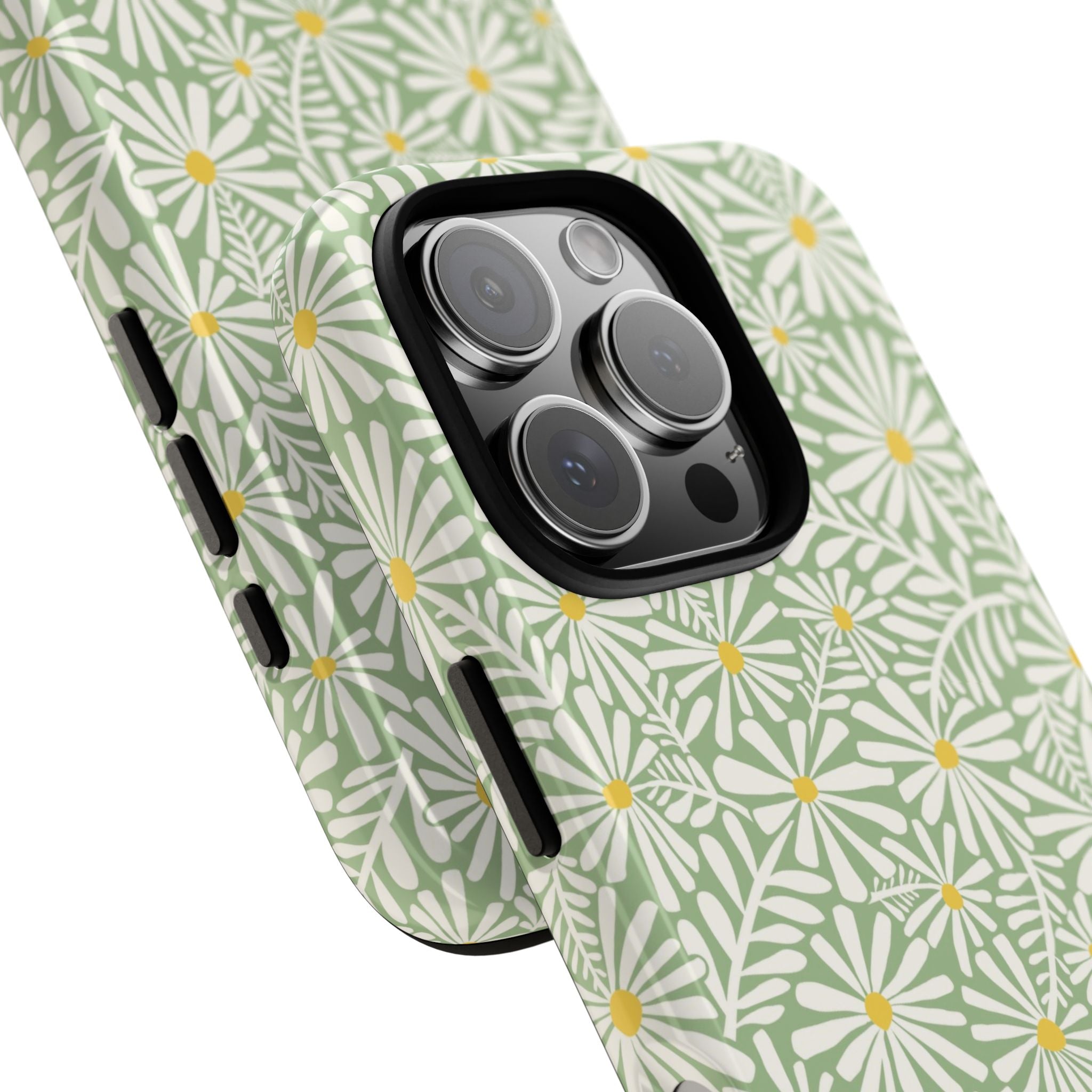 Montauk Daisy Meadow Green iPhone Case