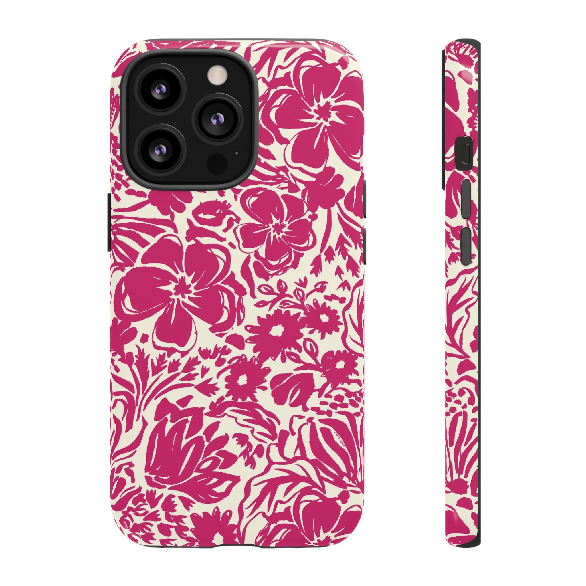 Rhapsody Bright Pink iPhone Case