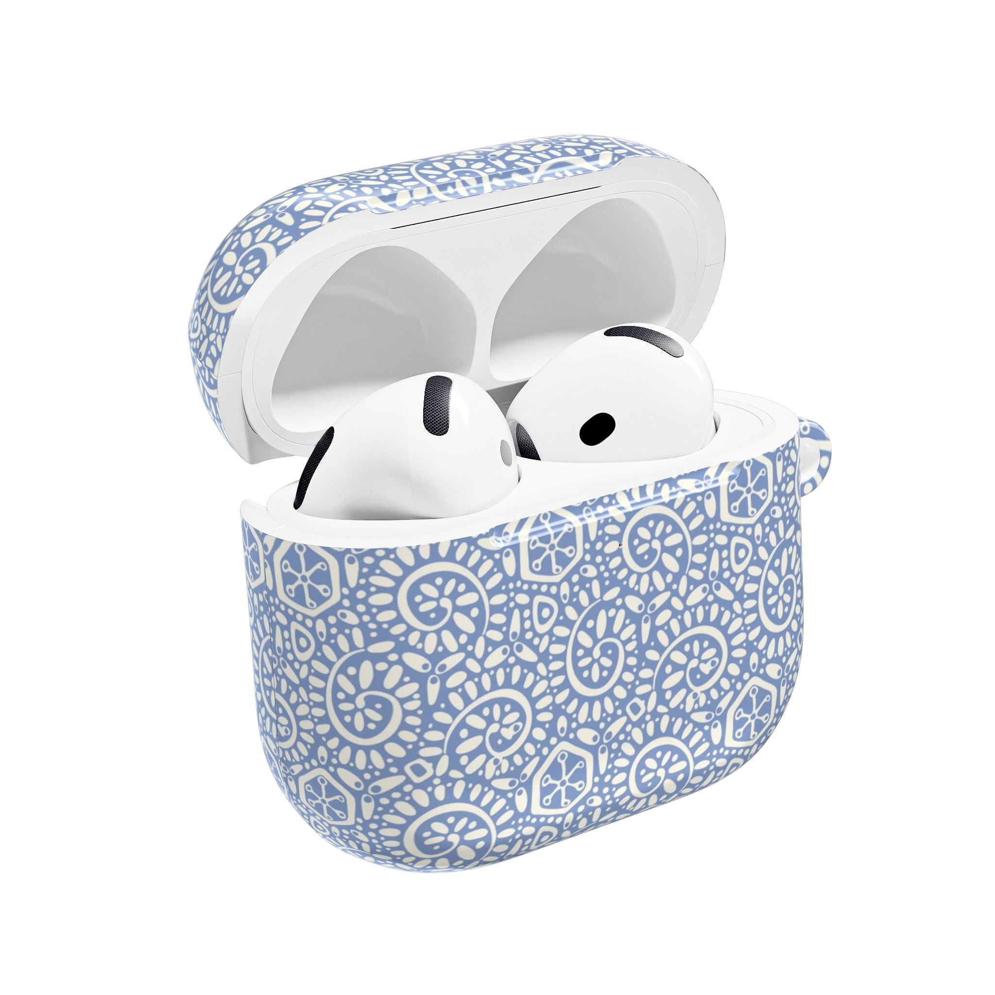 Canto Swirls Pastel Mist Blue AirPods Case