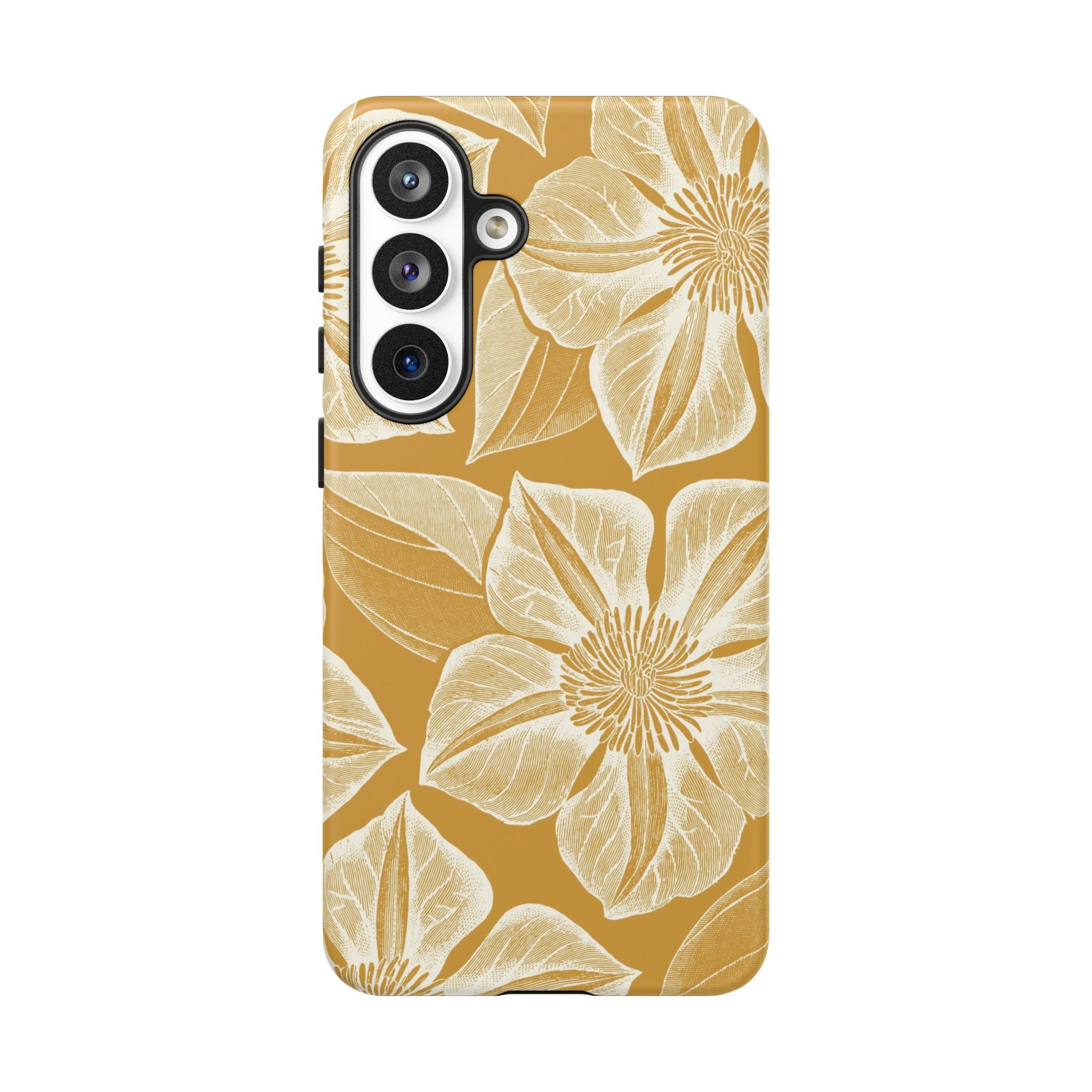 Vintage Bloom Gold Samsung Case