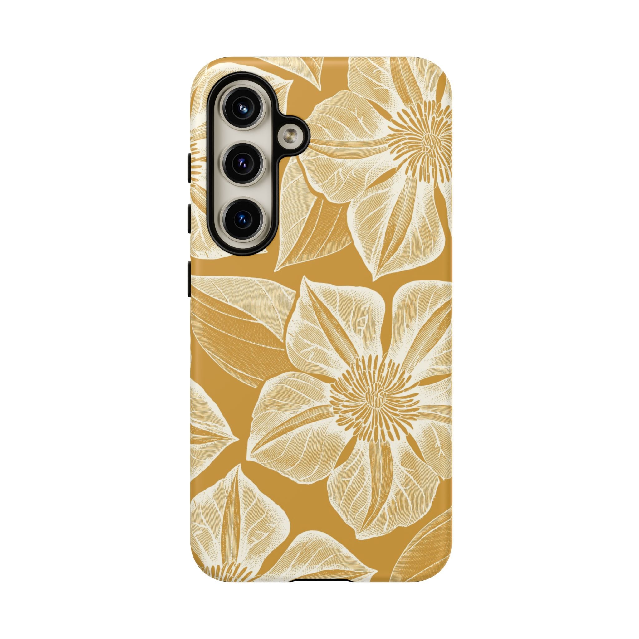 Vintage Bloom Gold Samsung Case