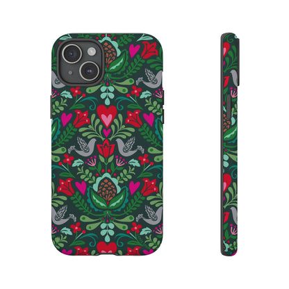 Rosemaling iPhone Tough Case iPhone 15 Plus Matte