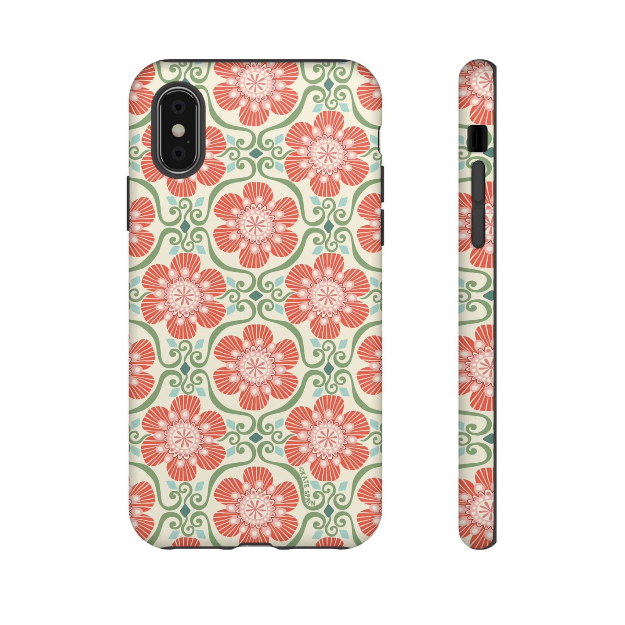 Barcelona Flowers iPhone Tough Case iPhone X Matte