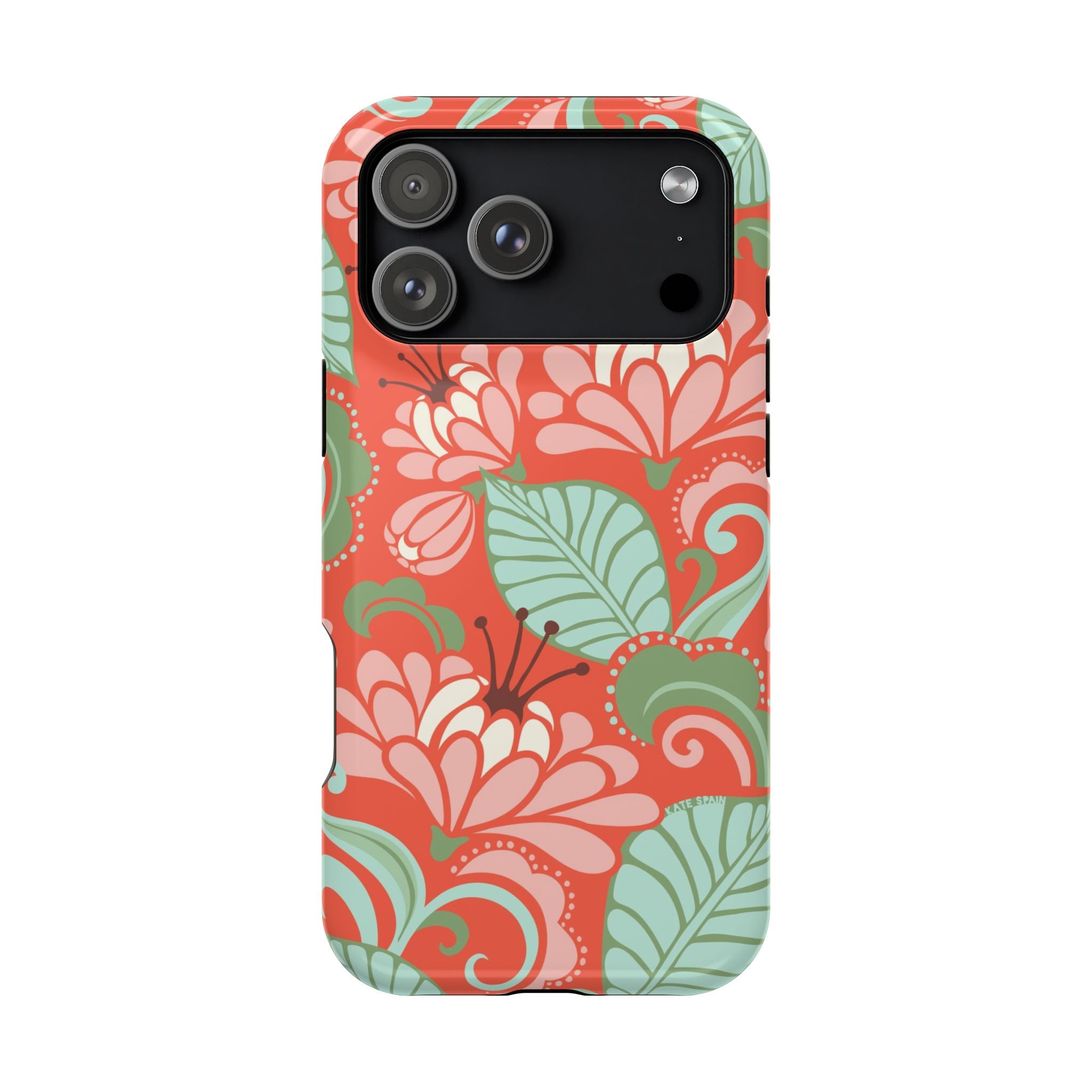 Sarabande MagSafe floral case detail - elegant sarabande botanical artwork