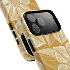 Vintage Bloom Gold iPhone MagSafe Case