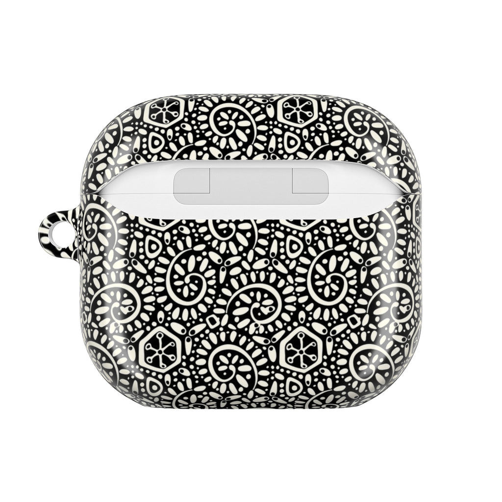 Canto Swirls Black AirPods Case