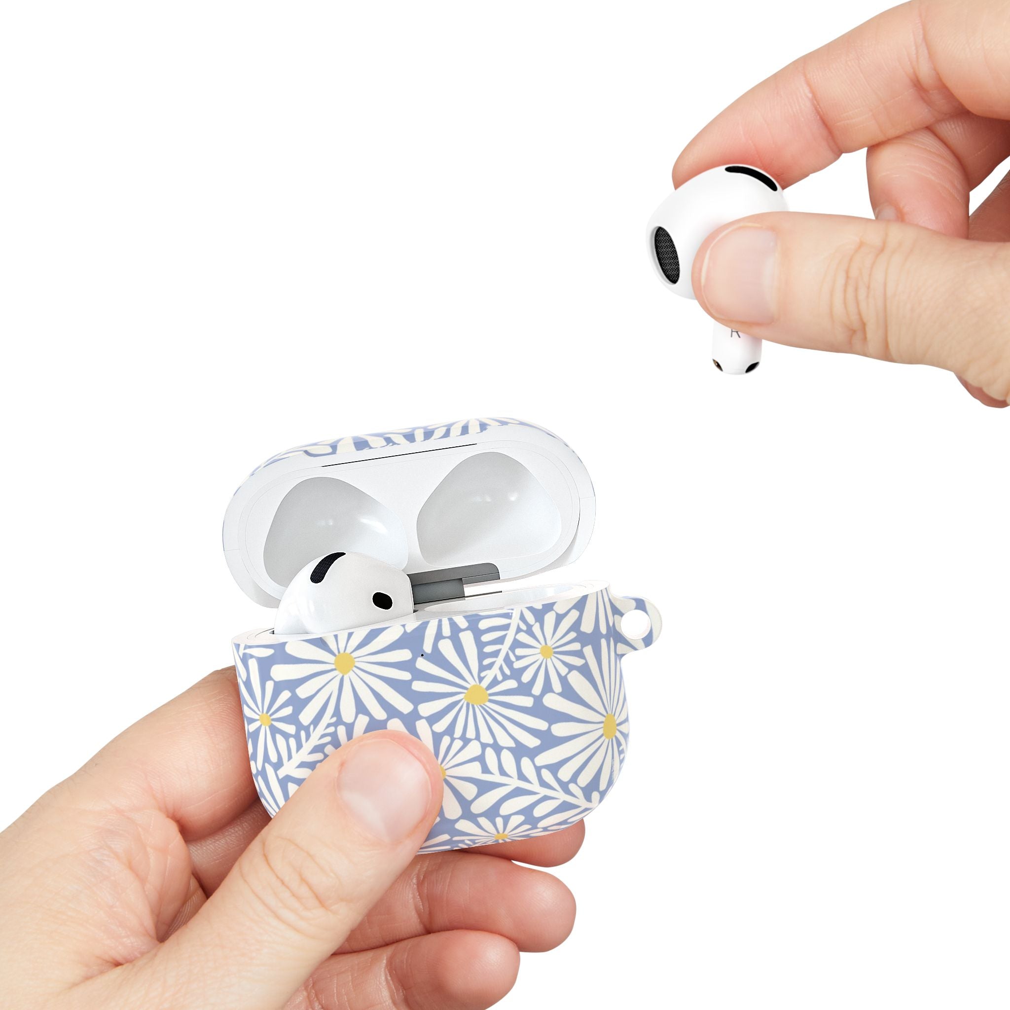 Montauk Daisy Cottage Blue AirPods Case