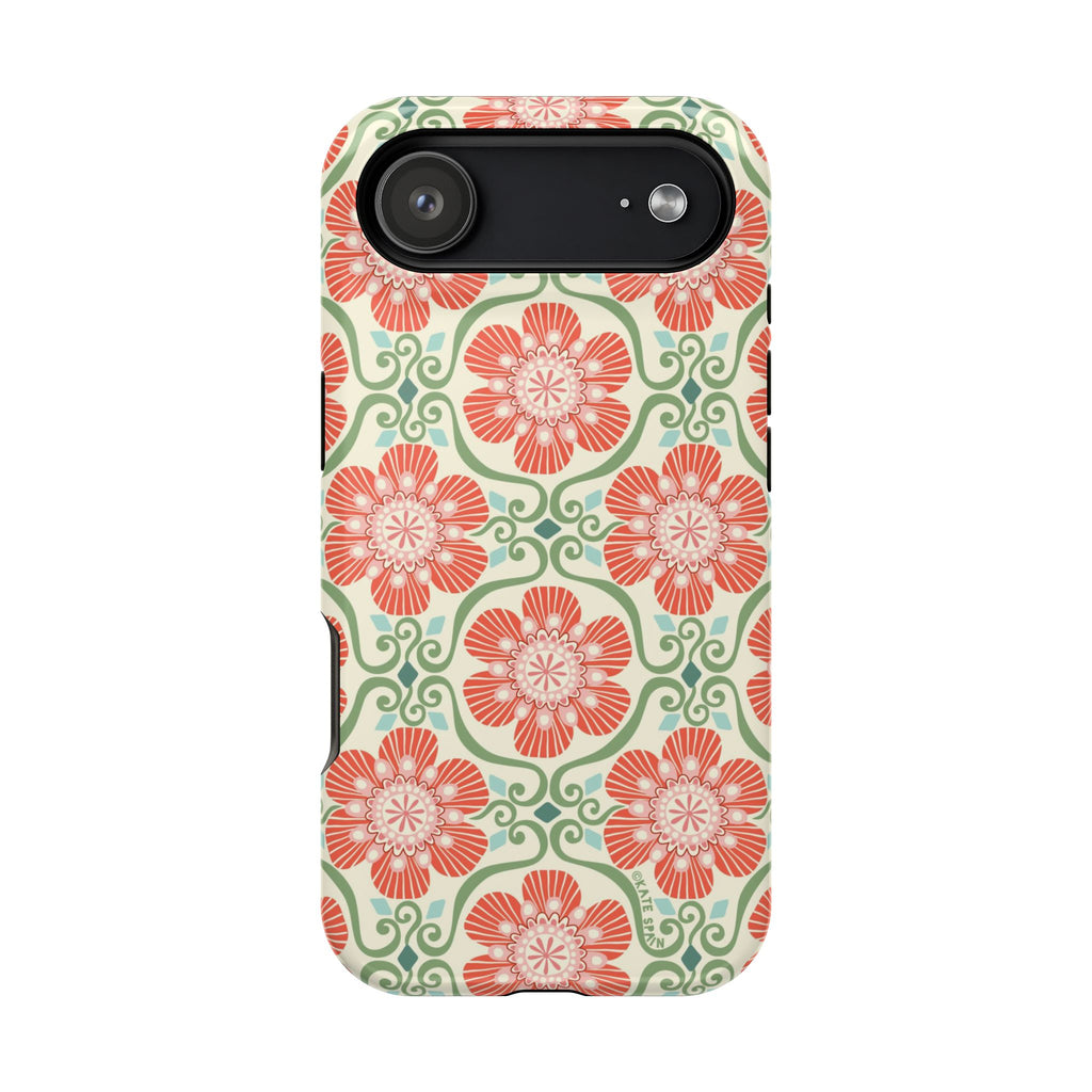 Barcelona Flowers MagSafe iPhone Case