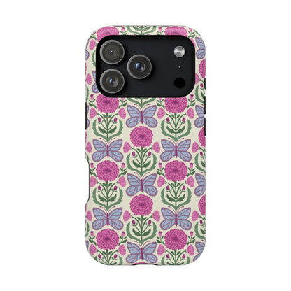 Butterfly MagSafe iPhone Case - Elegant Nature Art