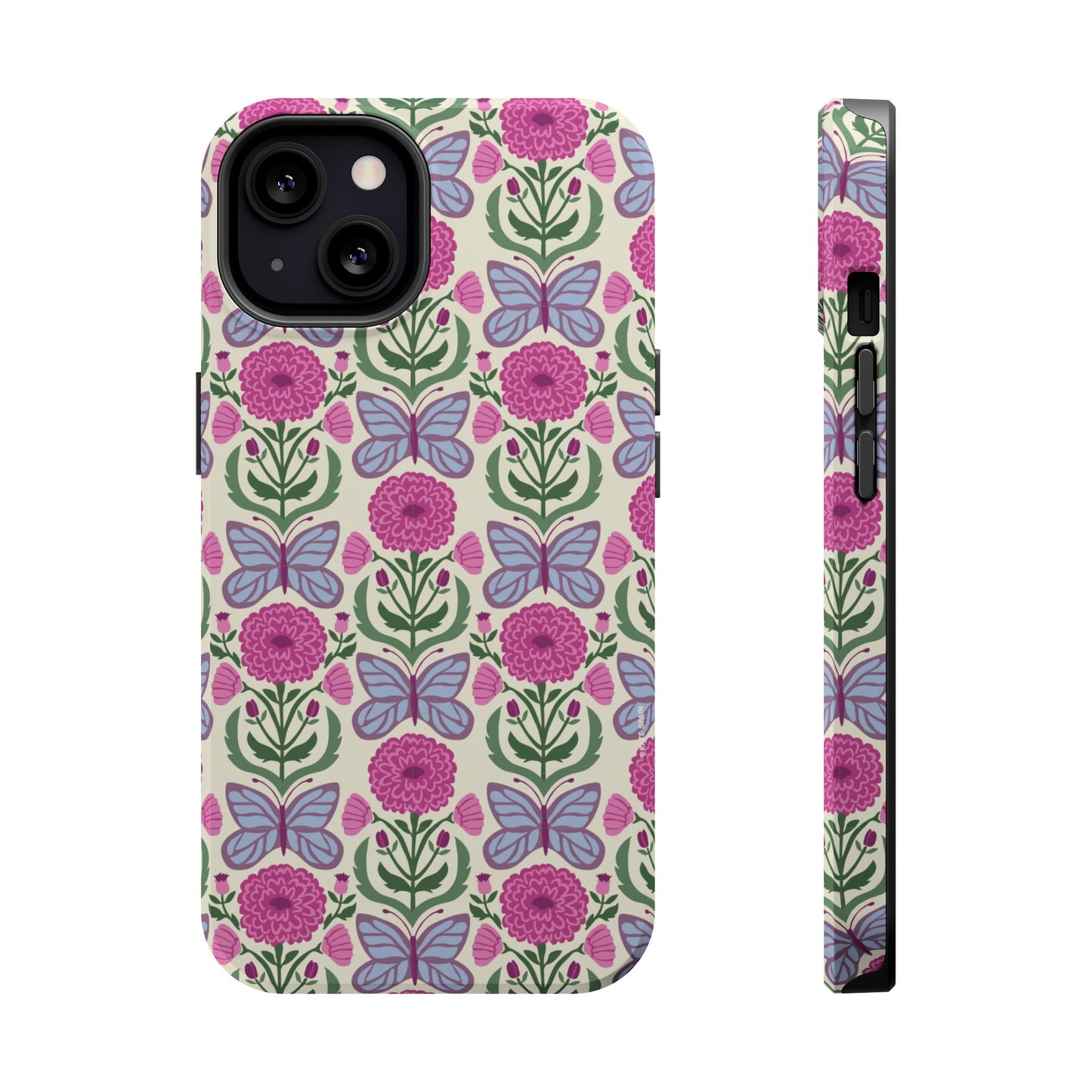 Butterfly MagSafe iPhone Case - Elegant Nature Art