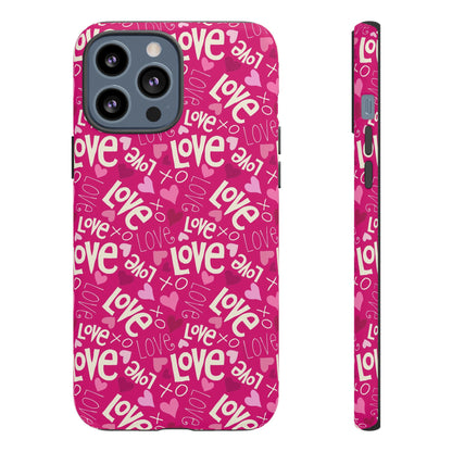 Lotta Love Pattern iPhone Tough Case