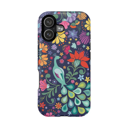 Peacock Sanctuary iPhone MagSafe Tough Case