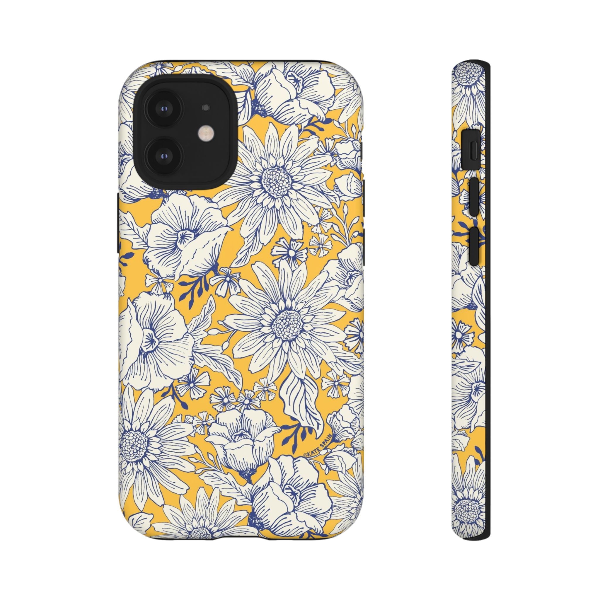 iPhone 12 Mini case with Jardin floral pattern in matte finish