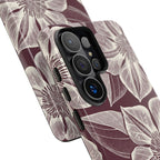 Vintage Bloom Burgundy Samsung Case