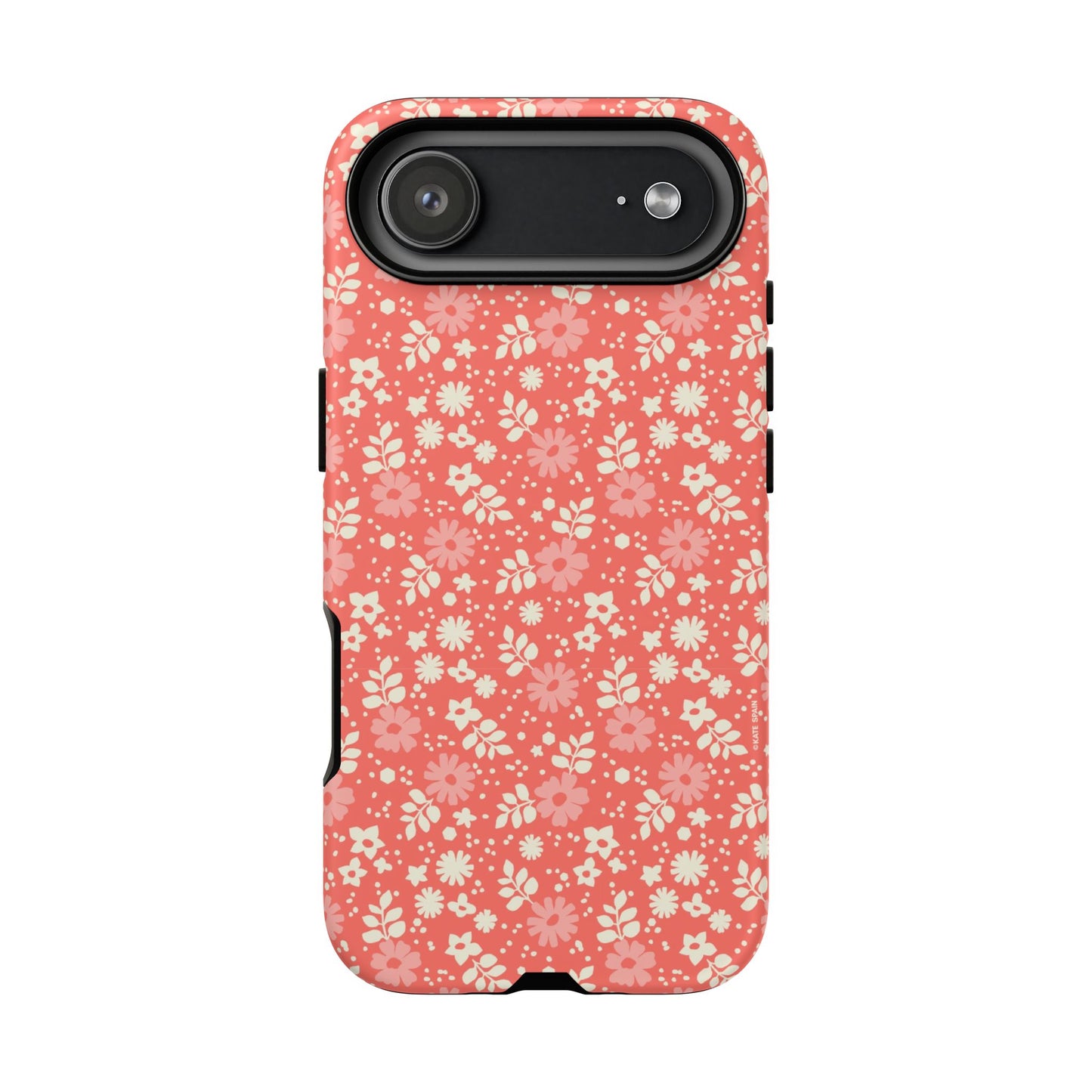 Petaline Floral Daisy Coral iPhone Tough Case