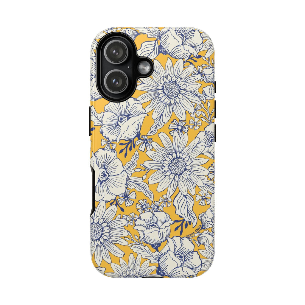 Jardin tough case for iPhone 17 - glossy elegant floral jardin cover