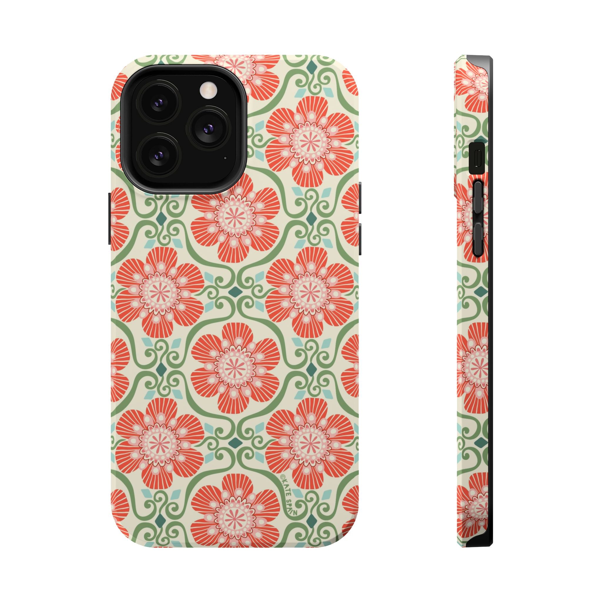 Barcelona Flowers MagSafe iPhone Case