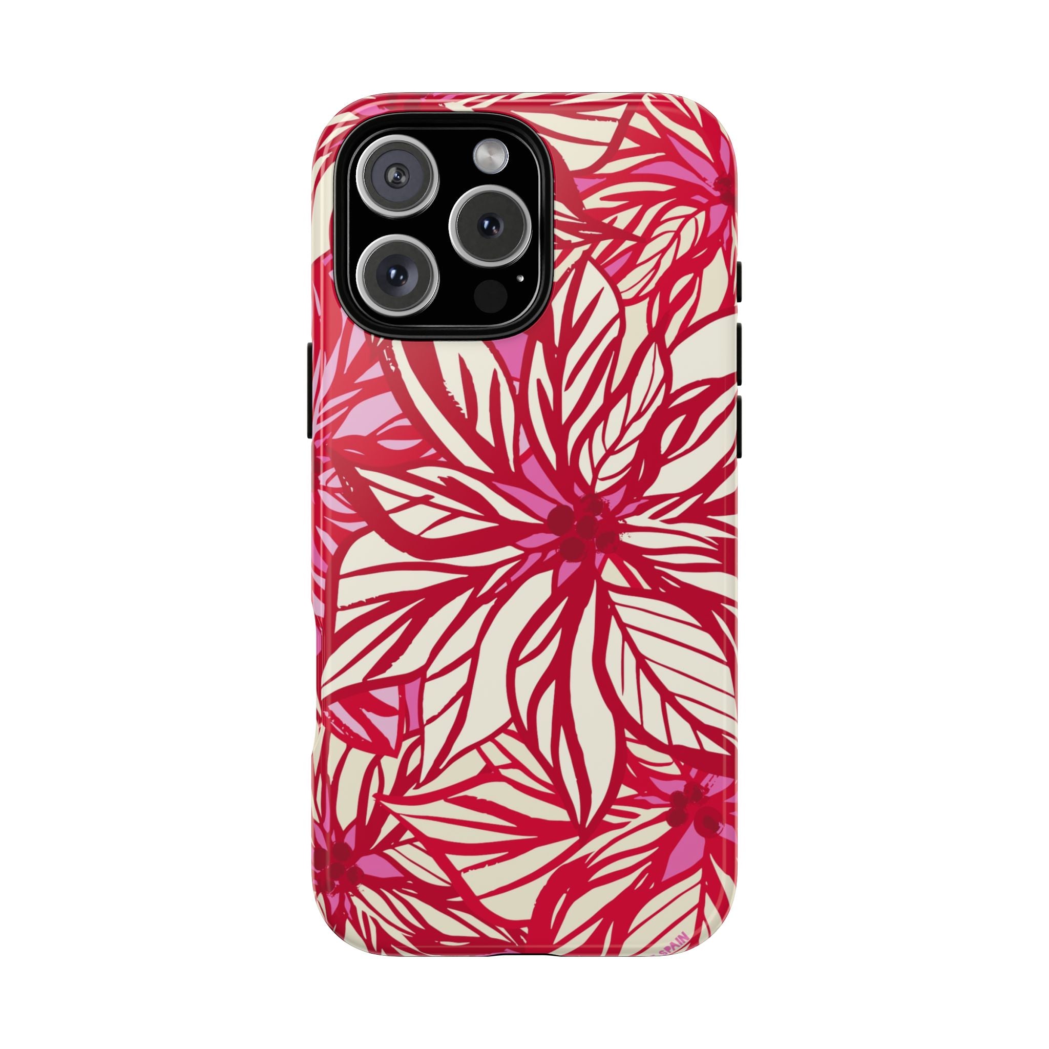 Poinsettia iPhone Tough Case iPhone 16 Pro Max Glossy