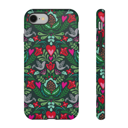 Rosemaling iPhone Tough Case iPhone 8 Glossy