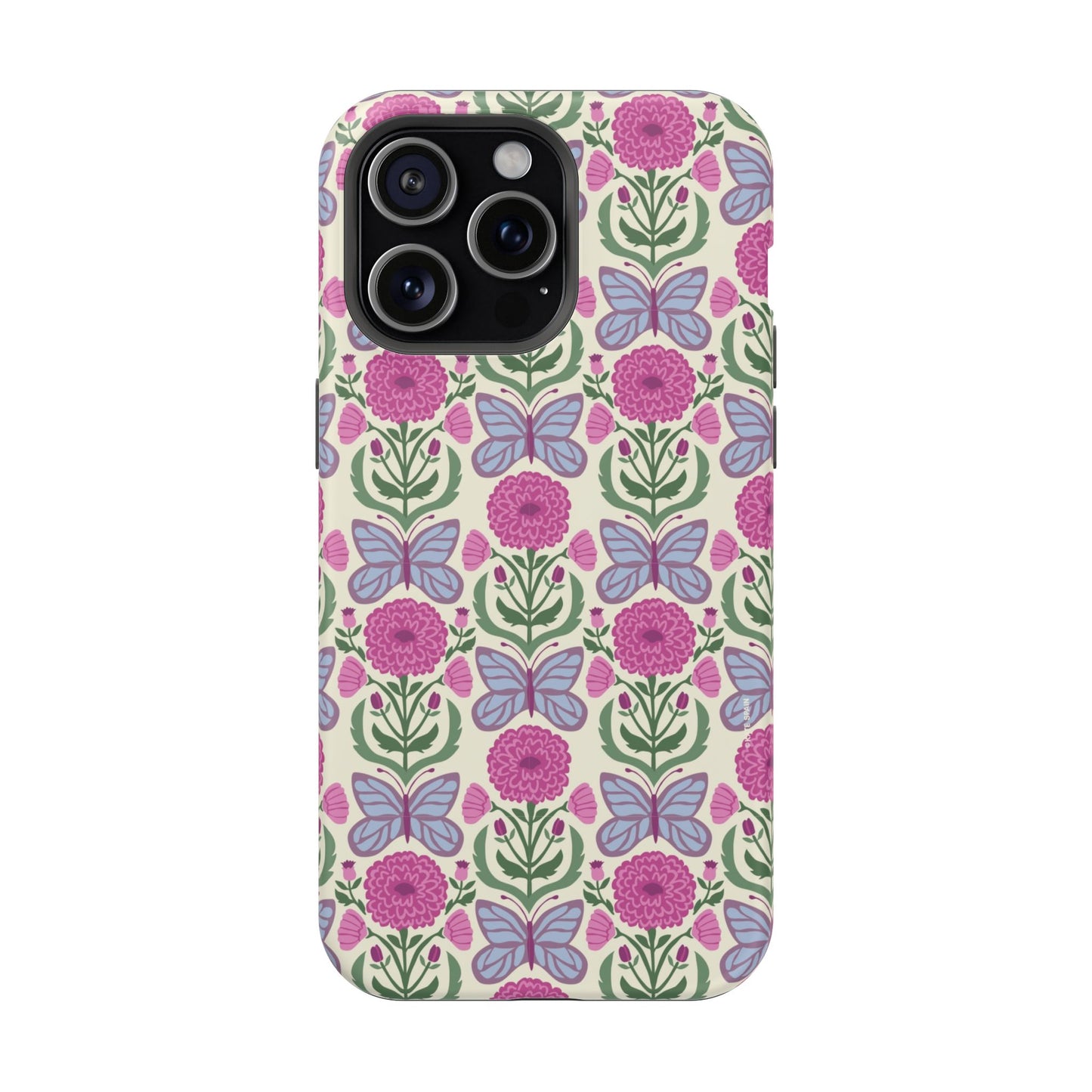 Butterfly MagSafe iPhone Case - Elegant Nature Art