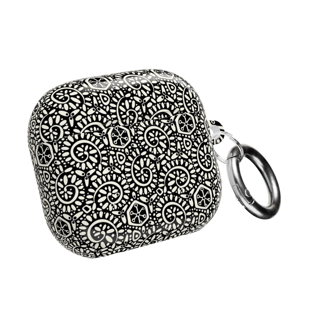 Canto Swirls Black AirPods Case