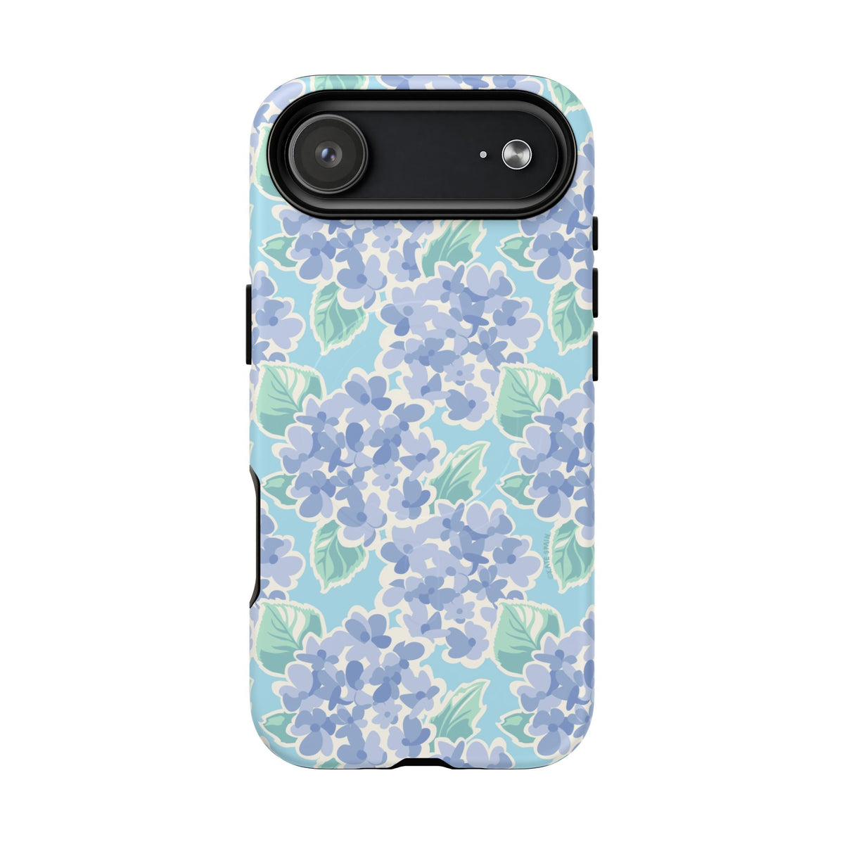 Nantucket Hydrangea MagSafe iPhone 17 Air Case – Matte | periwinkle, sky blue, mint hydrangea floral print