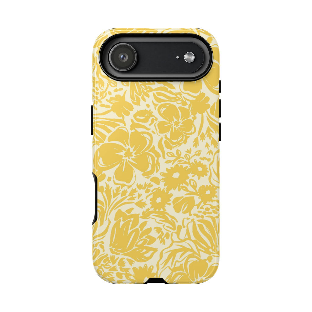 Rhapsody Yellow iPhone Case