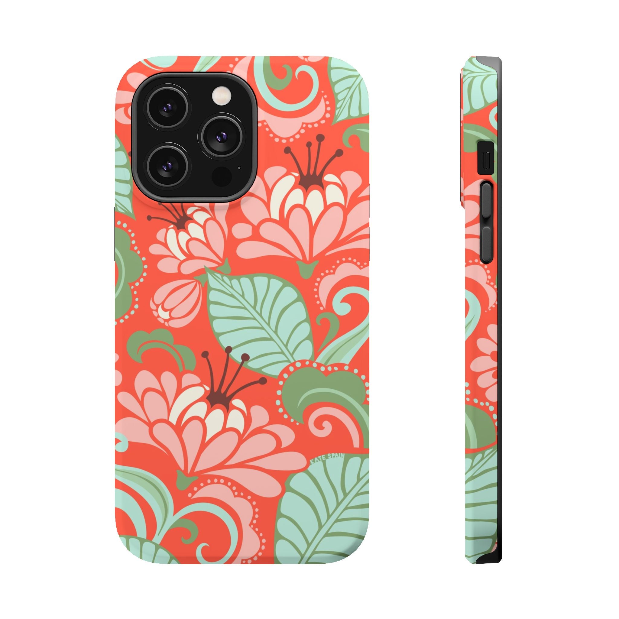 iPhone 14 Pro Max MagSafe case with Sarabande floral pattern in matte finish