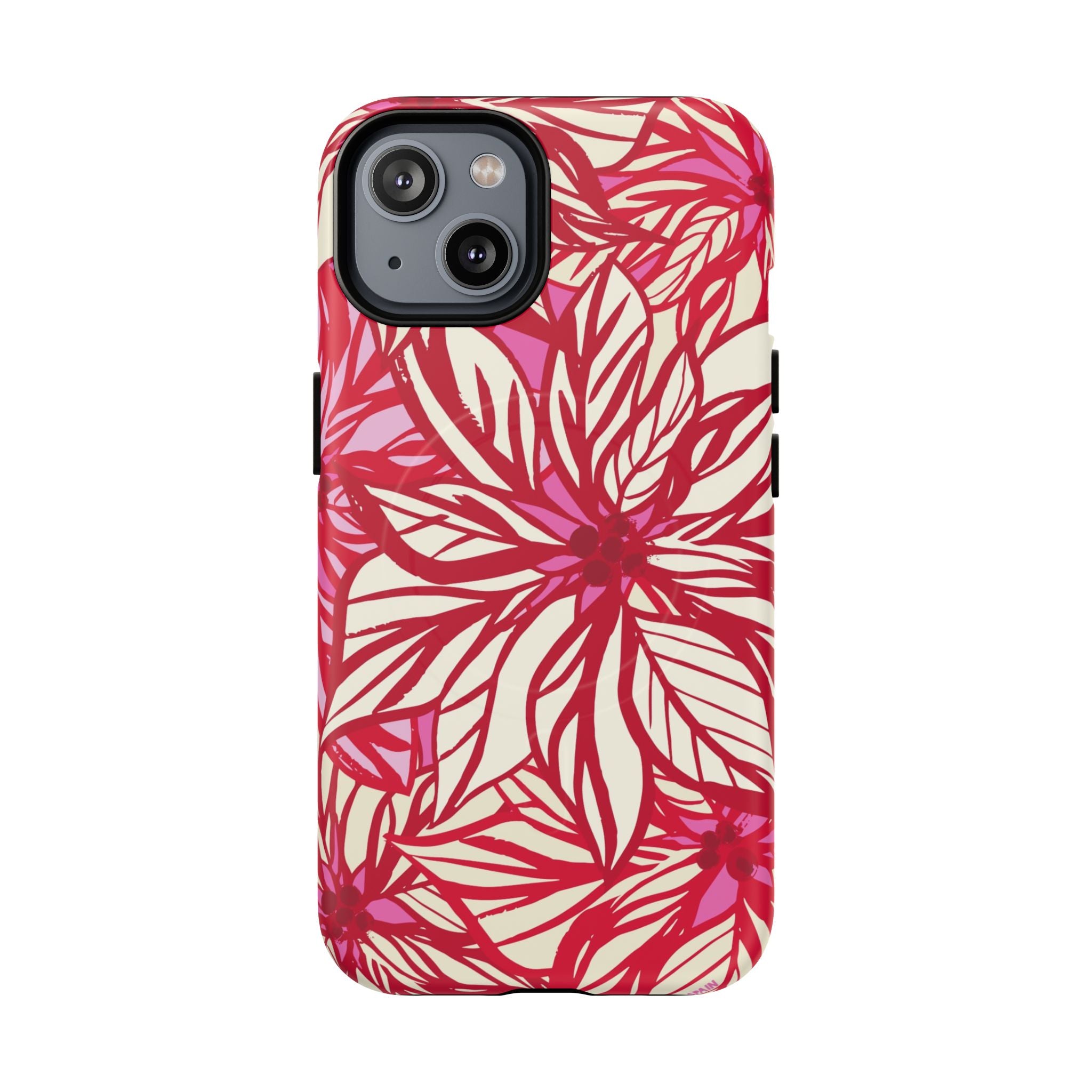 Poinsettia MagSafe iPhone Case