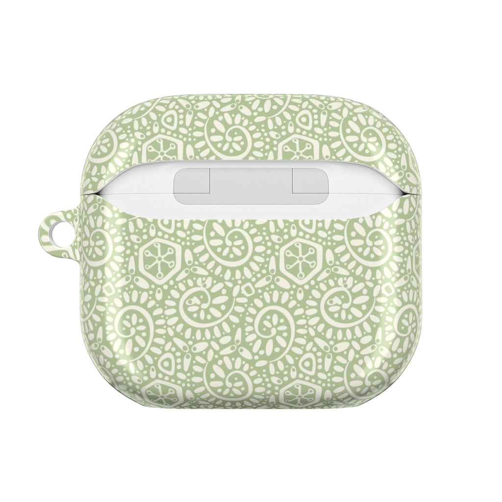 Canto Swirls Pastel Sage AirPods Case
