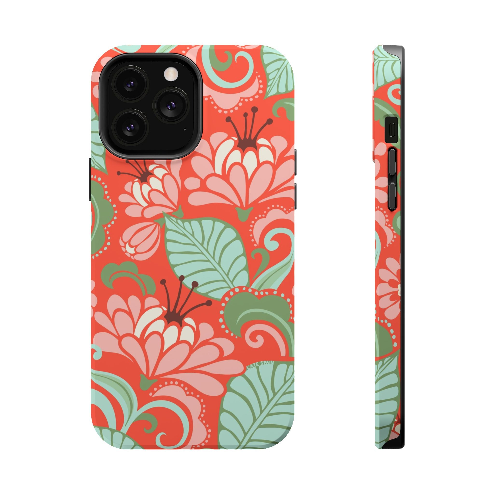 iPhone 13 Pro Max MagSafe case with Sarabande floral pattern in matte finish