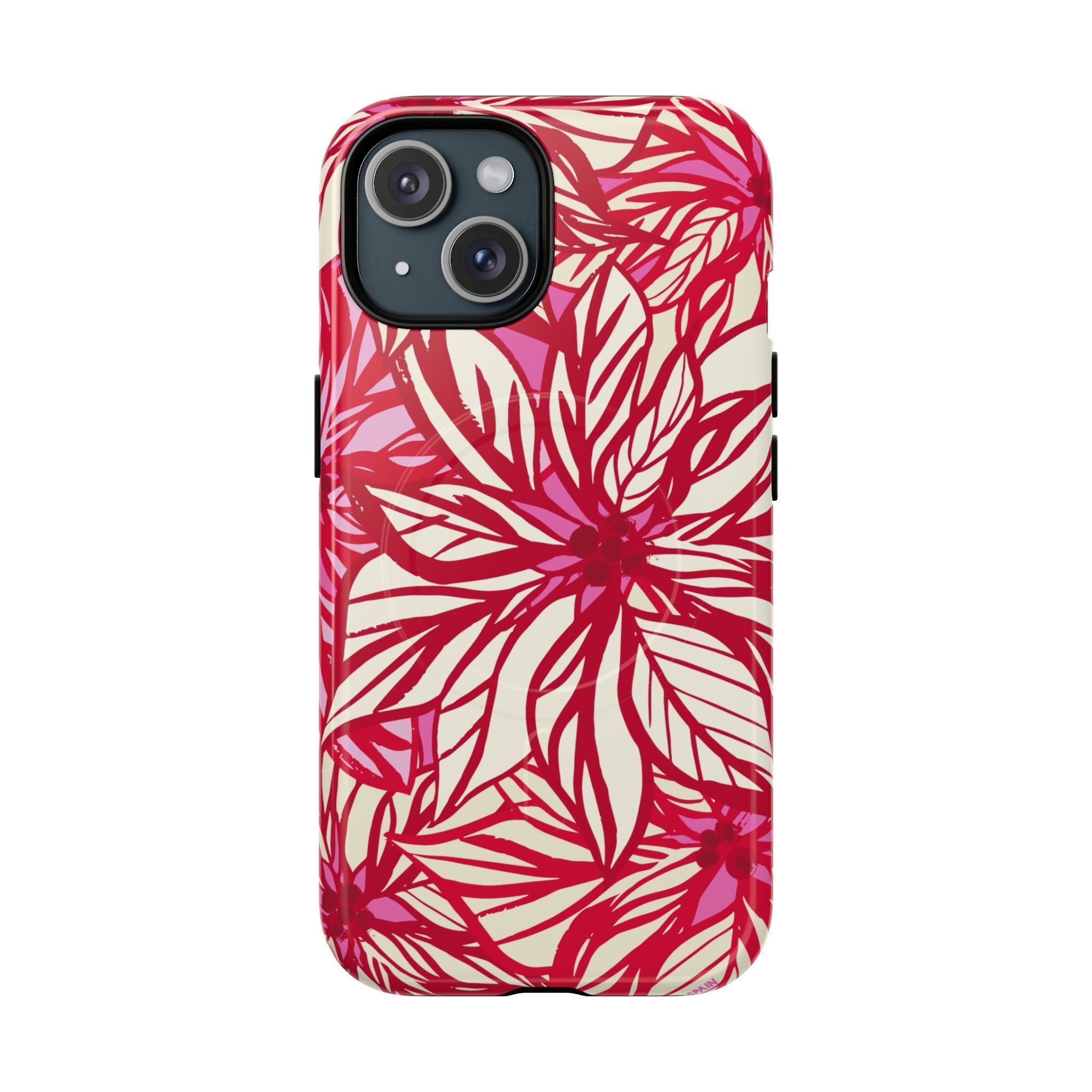 Poinsettia MagSafe iPhone Case