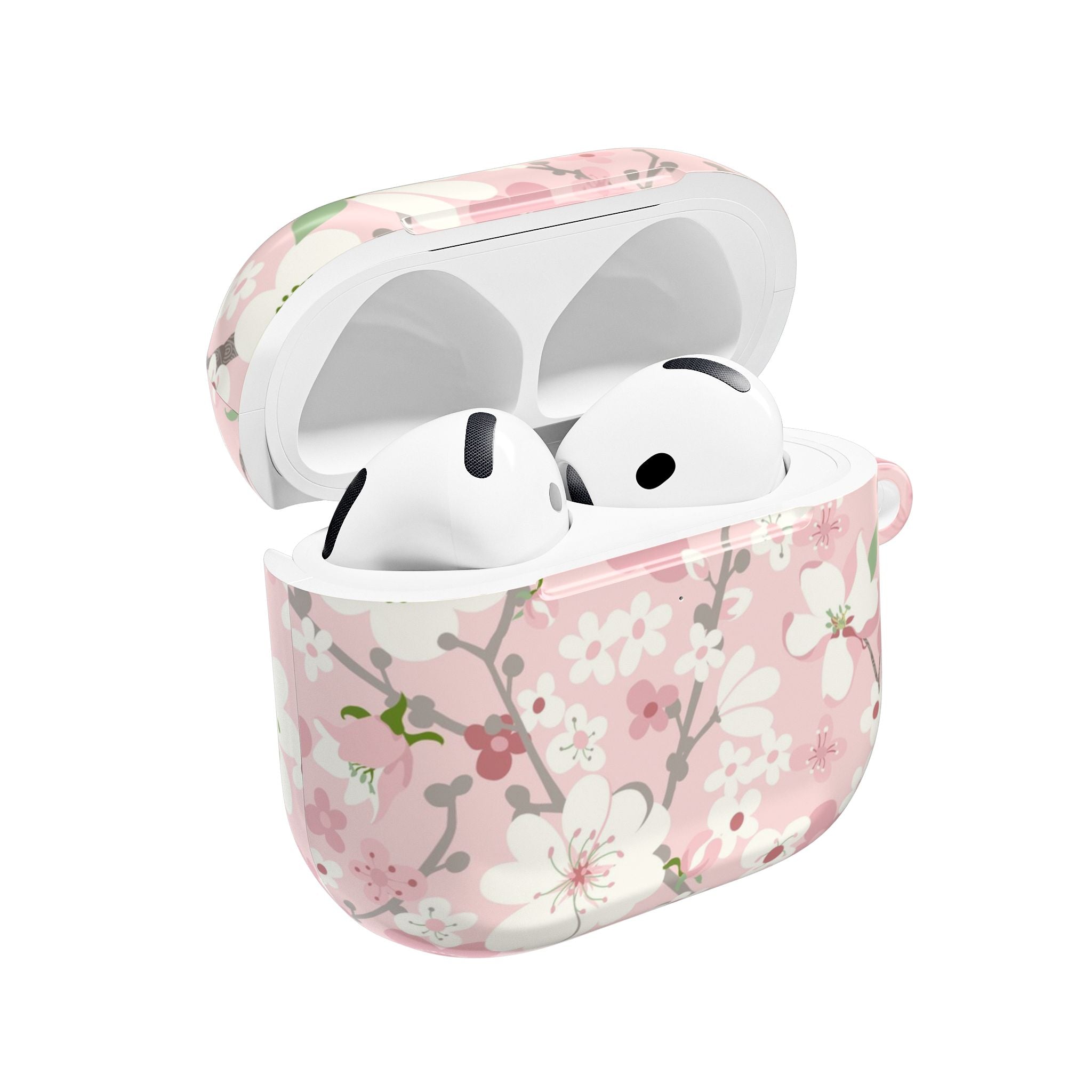 Pink Cherry Blossom AirPods Case