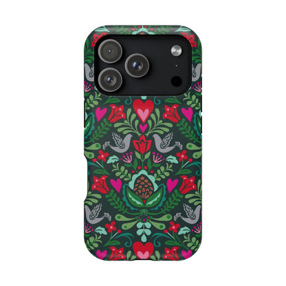 Rosemaling iPhone MagSafe Tough Case