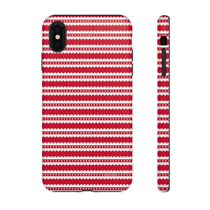 Candy Cane Stripe iPhone Tough Case
