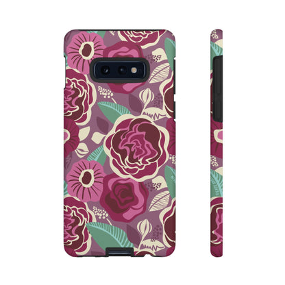 Tea Rose Burgundy Samsung Galaxy Tough Case