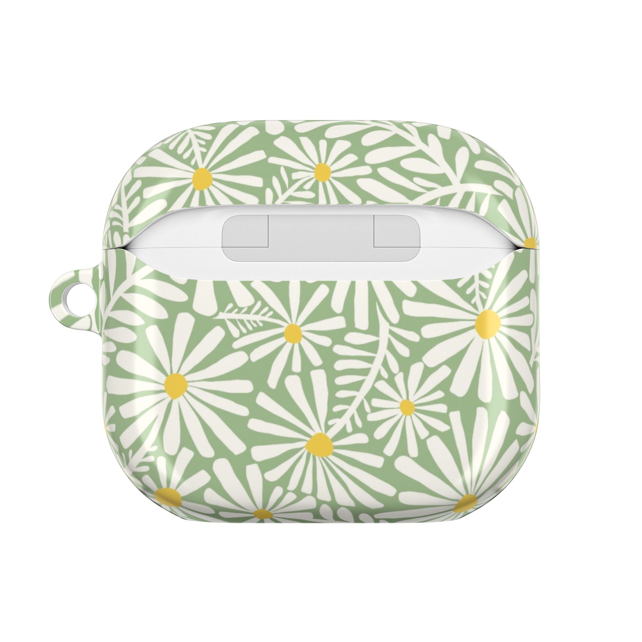 Montauk Daisy Meadow Green AirPods Case