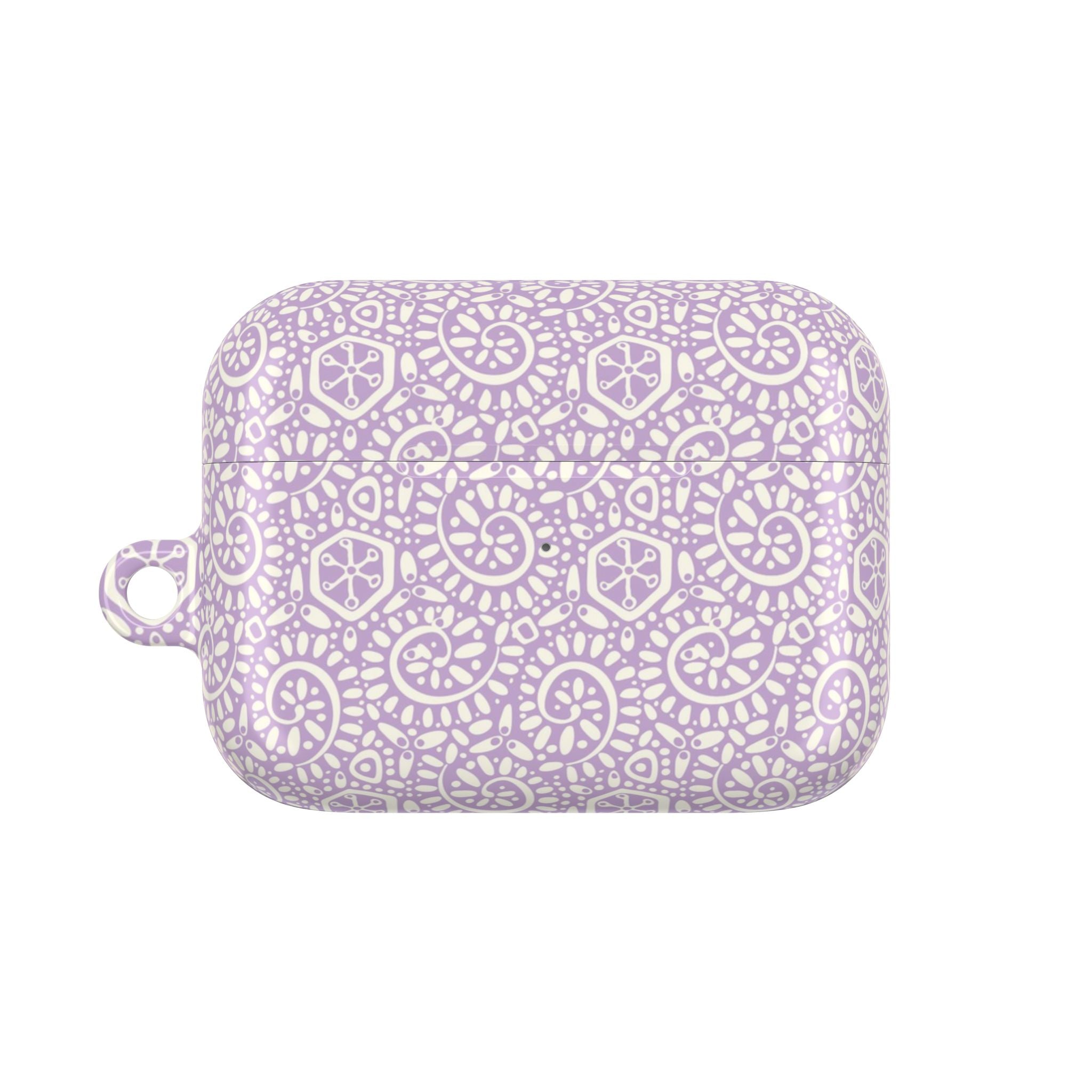 Canto Swirl Pastel Lavender AirPods Case