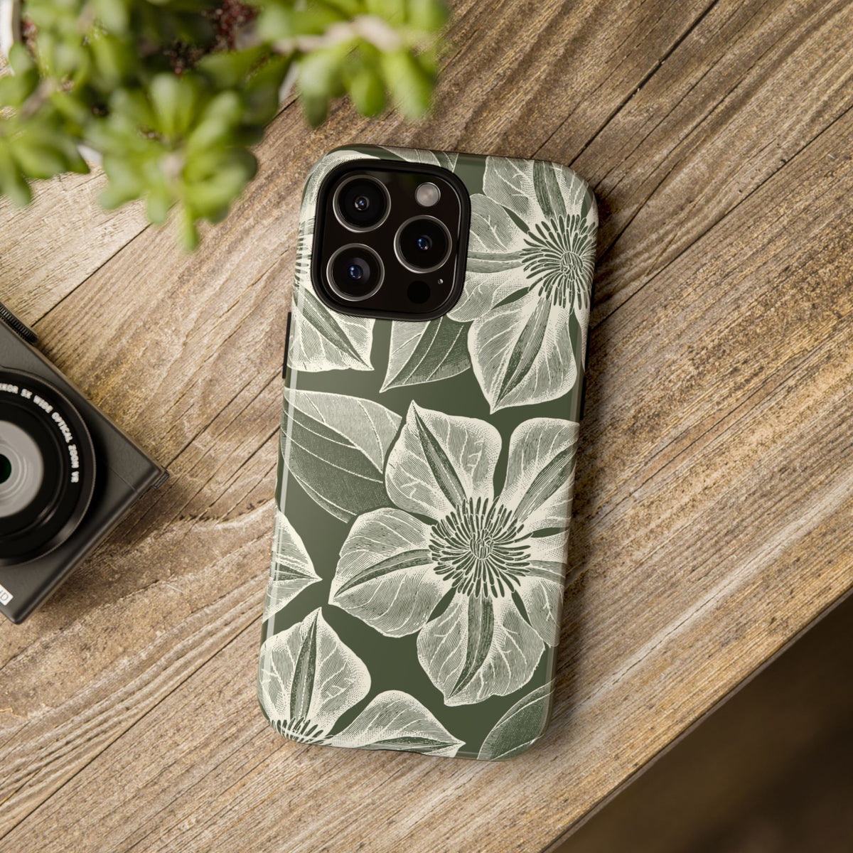 Vintage Bloom Cypress iPhone Case