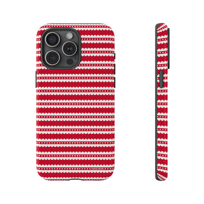 Candy Cane Stripe iPhone Tough Case