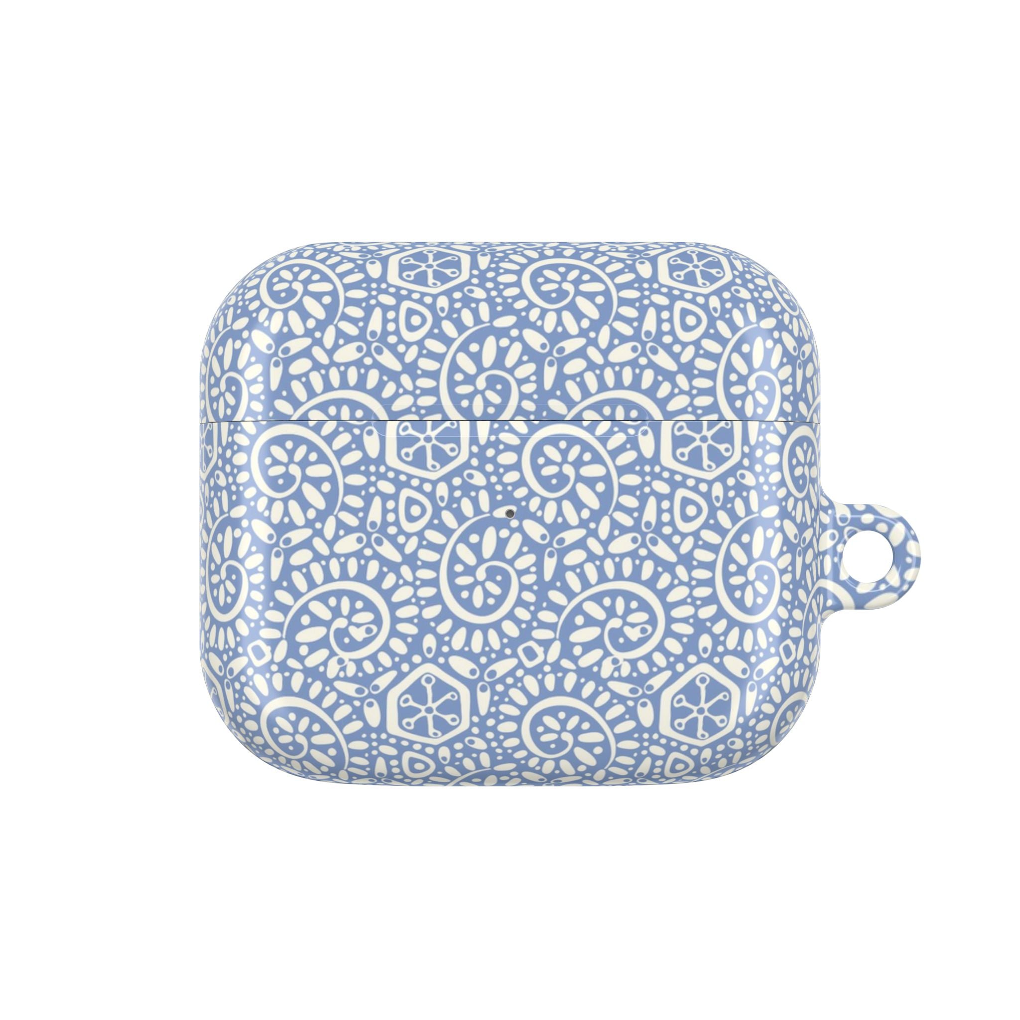 Canto Swirls Pastel Mist Blue AirPods Case