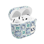 Horizon Blue Tile Personalized AirPods Case