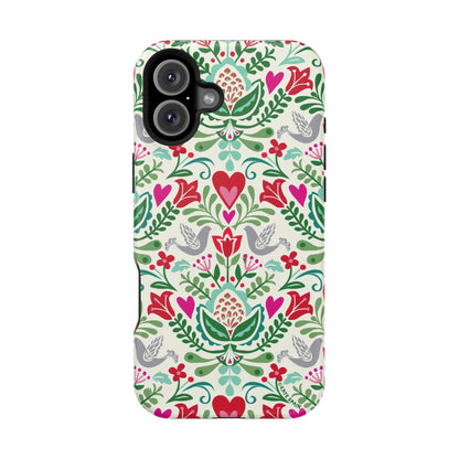 Rosemaling iPhone MagSafe Tough Case