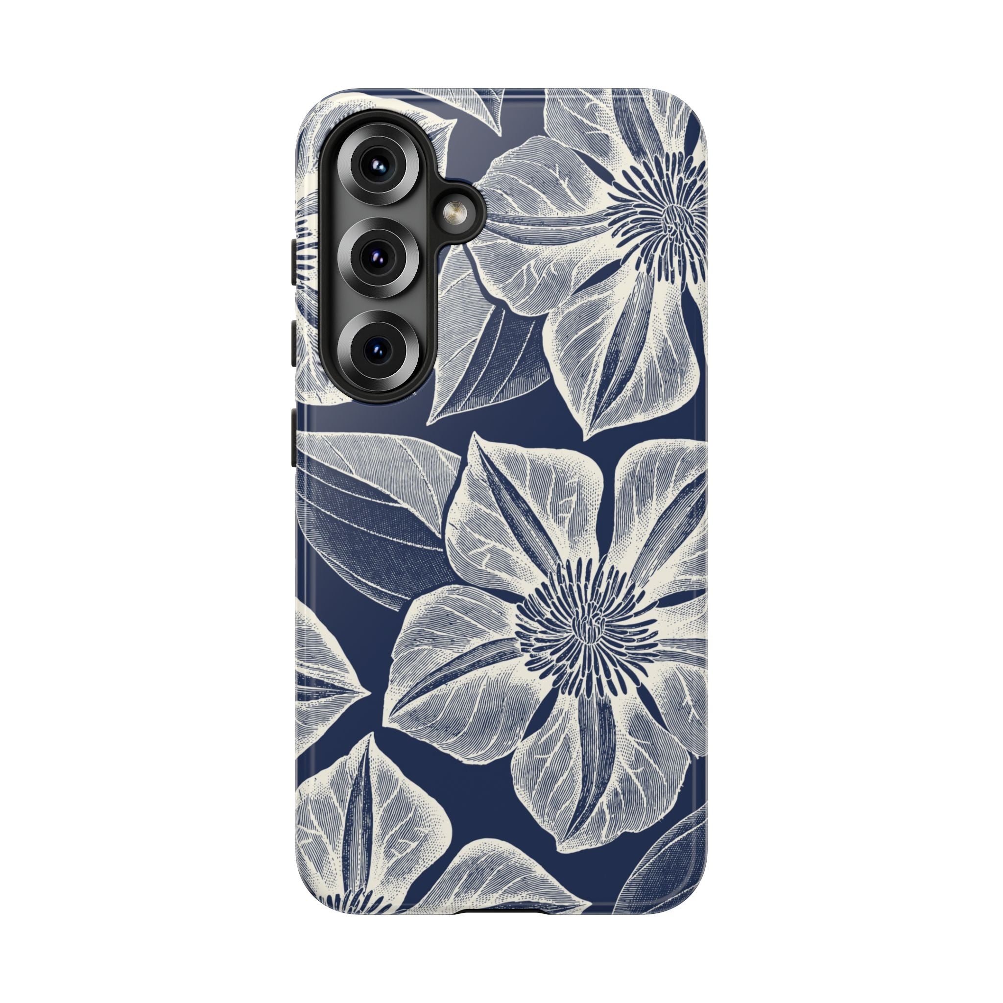 Vintage Bloom Navy Samsung Case