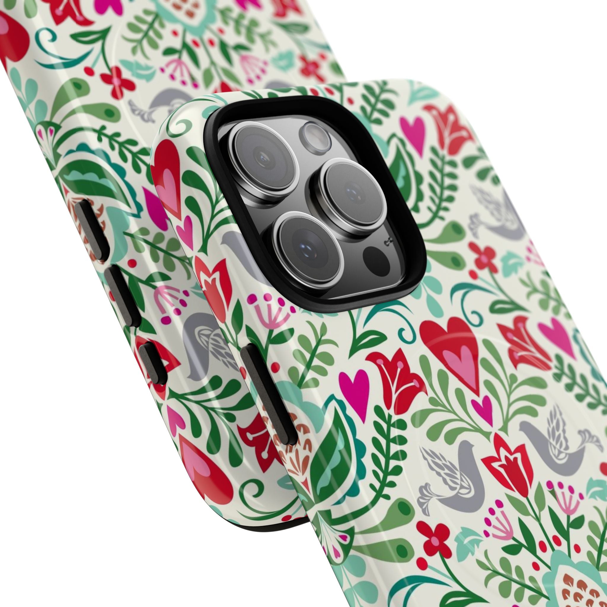 Rosemaling MagSafe iPhone Case